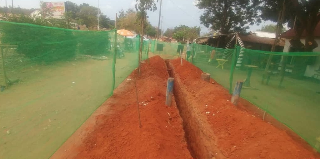 Structural cabling installation Nkurumah street